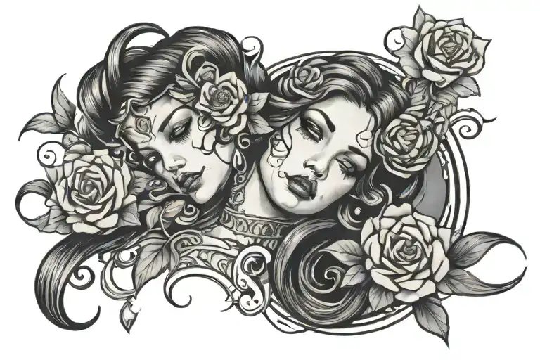 fatal Woman tattoo design idea
