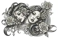 fatal Woman tattoo design idea