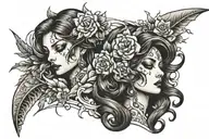 fatal Woman tattoo design idea