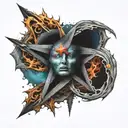 Dark Star tattoo design idea