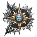 Dark Star tattoo design idea