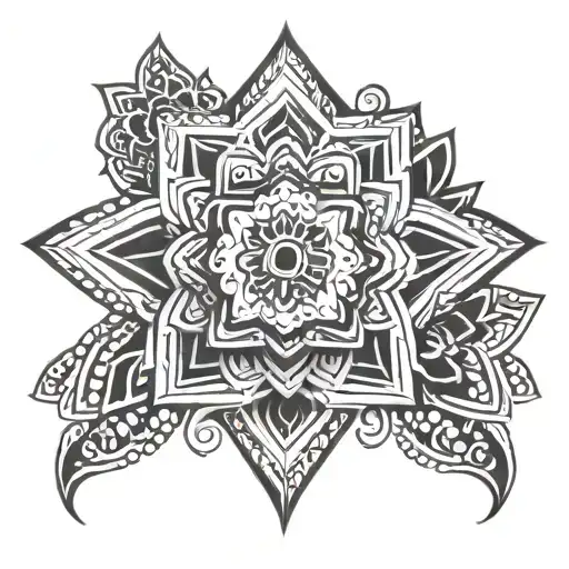 mehndi success tattoo design idea