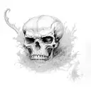 necromancer tattoo design idea