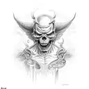 la ultima lagrima de lucifer tattoo design idea