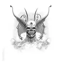 la ultima lagrima de lucifer tattoo design idea