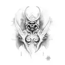 la ultima lagrima de lucifer tattoo design idea