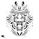 Animal Print tattoo design idea