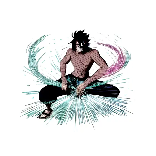 Sasuke, susano tattoo design idea