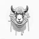 black sheep  tattoo design idea