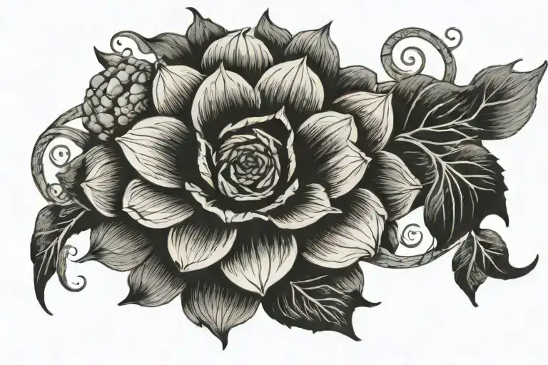 fibonacci sequence tattoo design idea
