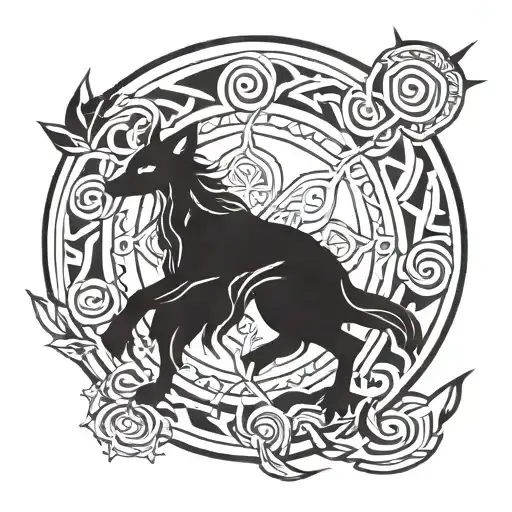 Jeffrey Raymond Adler II 12- 06-1998 12:06 am a young man male Norse druid witch ink tattoo  tattoo design idea