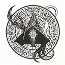 Jeffrey Raymond Adler II 12- 06-1998 12:06 am a young man male Norse druid witch ink tattoo  tattoo design idea