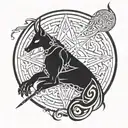 Jeffrey Raymond Adler II 12- 06-1998 12:06 am a young man male Norse druid witch ink tattoo  tattoo design idea