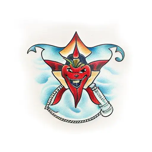 chili pepper tattoo design idea