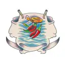 chili pepper tattoo design idea