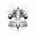 formula 1  car tattoo design idea