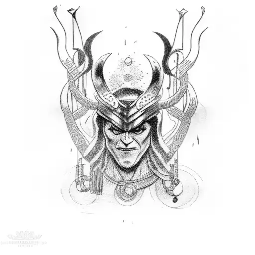 Loki tattoo design idea