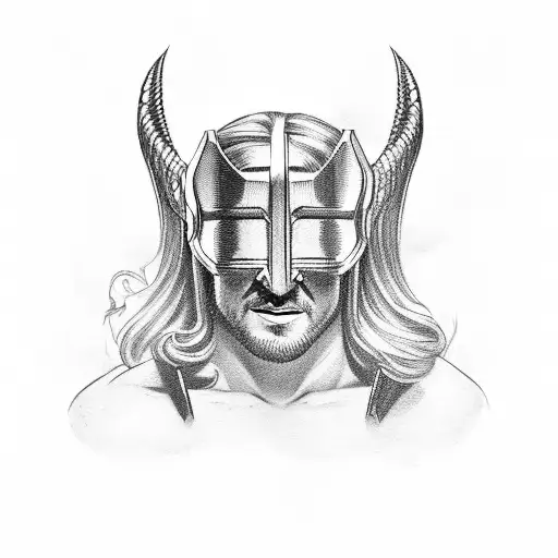 thor tattoo design idea