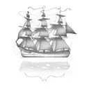 ships burning tattoo design idea