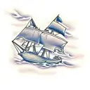 burn The ships tattoo design idea