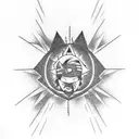 naruto cursed mark tattoo design idea