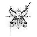 trade and scorpio tattoo design idea