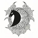 Bindrune for Strength, protection and self improvement tattoo design idea