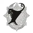 Bindrune for Strength, protection and self improvement tattoo design idea