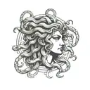 medusa greek mythology tattoo design idea