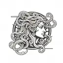 medusa greek mythology tattoo design idea