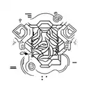 dedication and consistency tattoo design idea