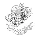 dedication and consistency tattoo design idea