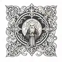 Saint Benedict Darkness Medal tattoo design idea