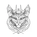 Centaur cat tattoo design idea