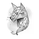 Centaur cat tattoo design idea