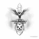 cuervo tattoo design idea