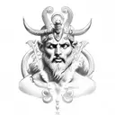 zeus Poseidon hades tattoo design idea
