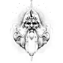 zeus Poseidon hades tattoo design idea