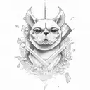 toast with butter tattoo design idea