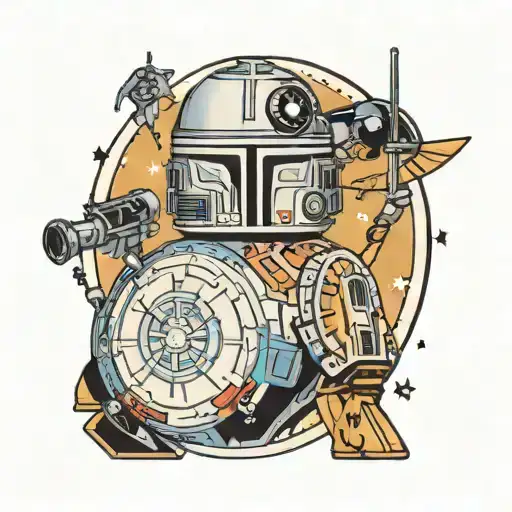 star wars tattoo design idea