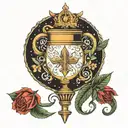 Holy Grail tattoo design idea