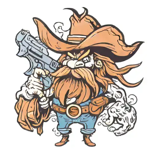 Yosemite Sam tattoo design idea