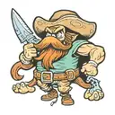 Yosemite Sam tattoo design idea