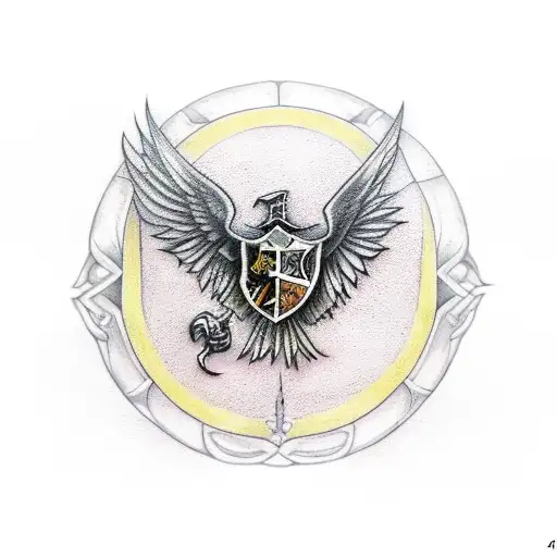 hogwarts + snitch tattoo design idea