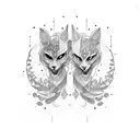 couple tattoo design idea