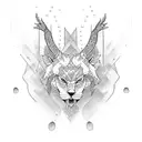 couple tattoo design idea