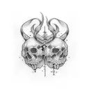 couple tattoo design idea