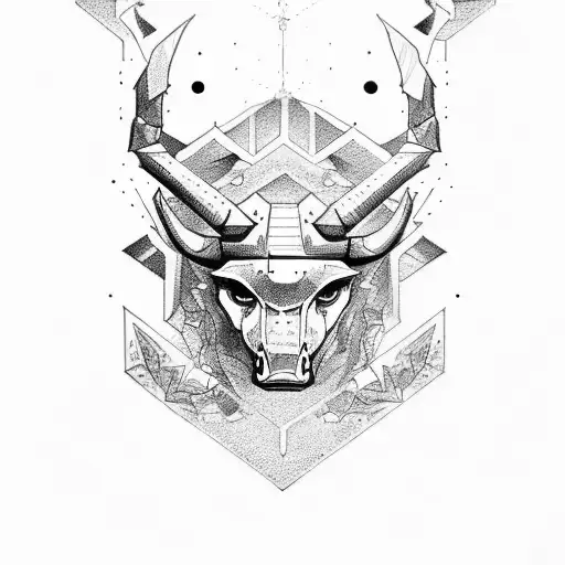 aldebaran taurus tattoo design idea