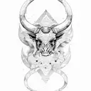 aldebaran taurus tattoo design idea