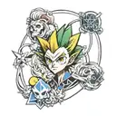 Hunter x Hunter theme tattoo tattoo design idea